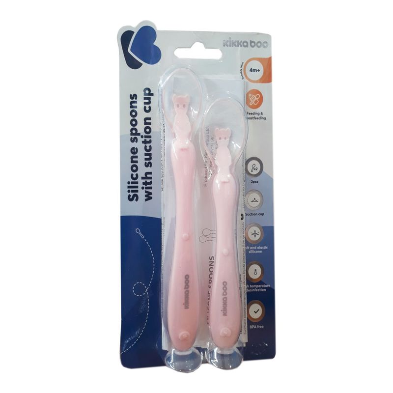 قاشق کودک  کیکابو مدل kb040106 مجموعه 2 عددی